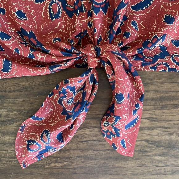 Madewell Silk Button-Back Tie - Picture 5 of 8